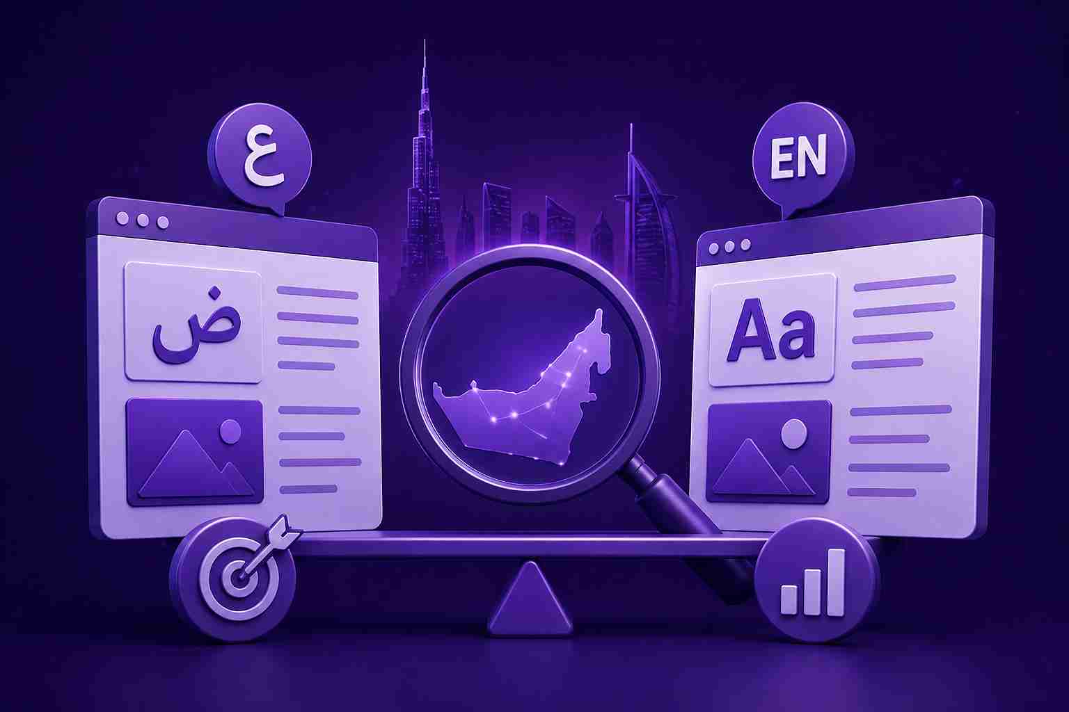 Arabic vs English SEO in UAE