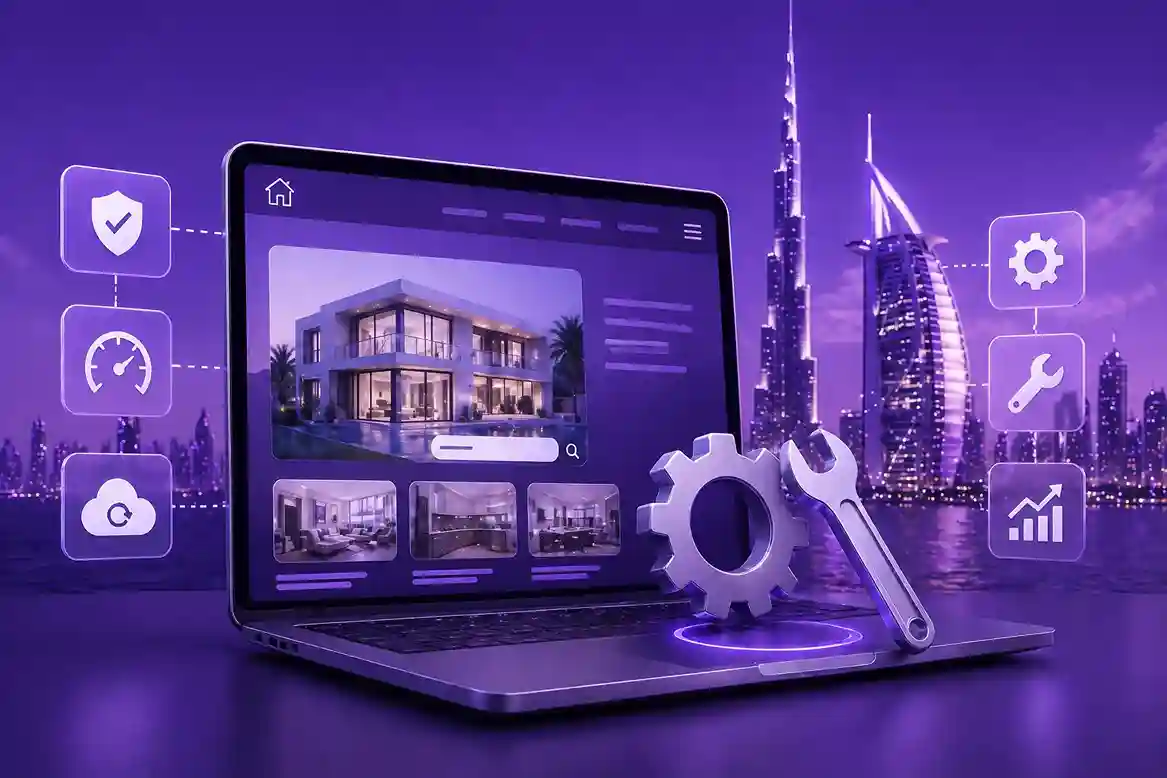 Dubai Real Estate Website Maintenance