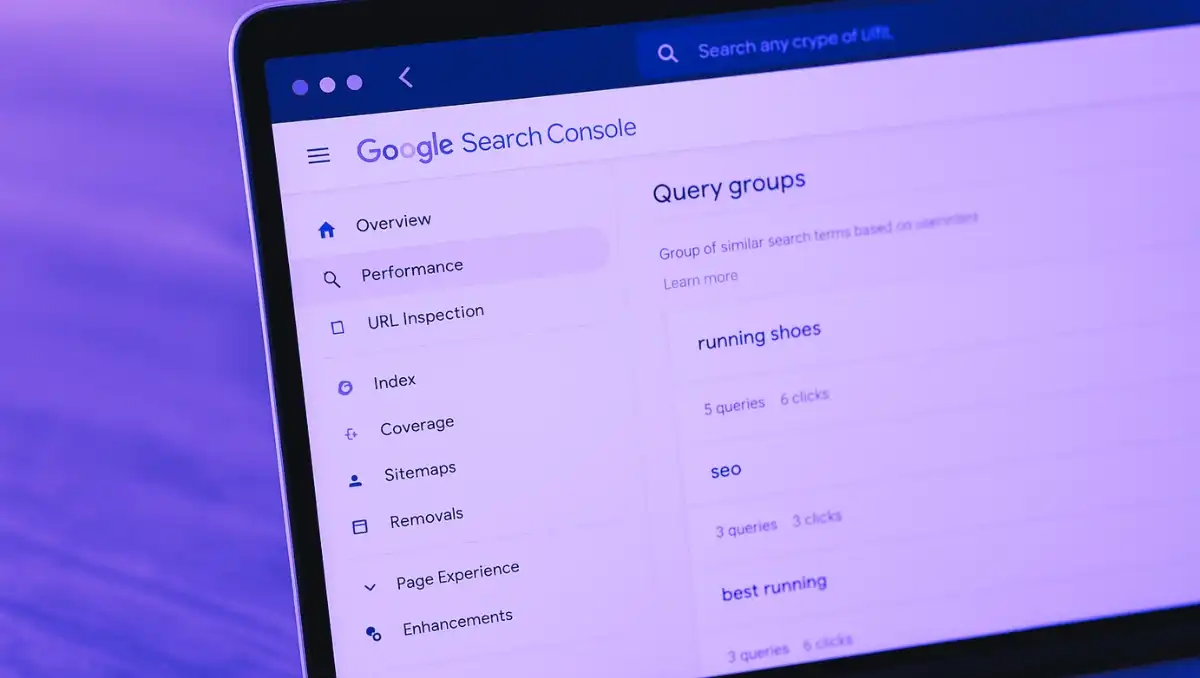 Query Groups in google search console