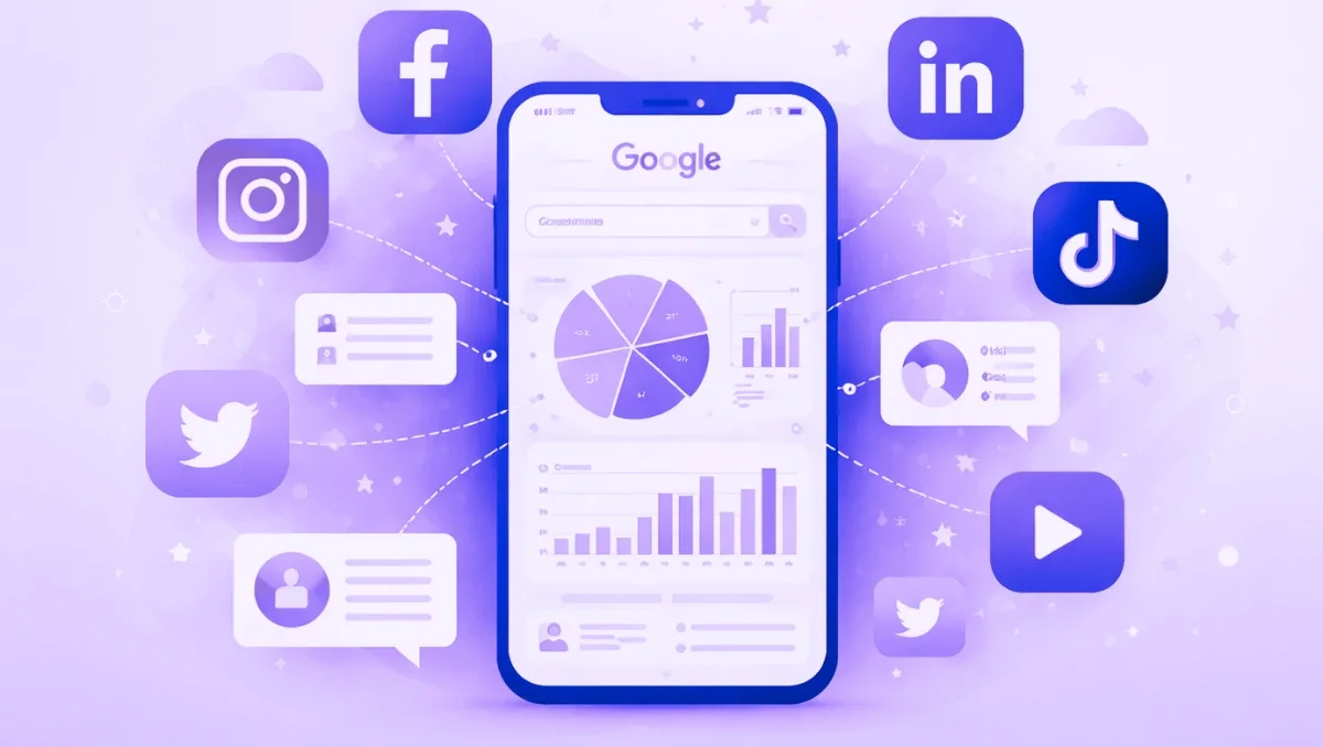 Social Channel Analytics in Search Console Insights